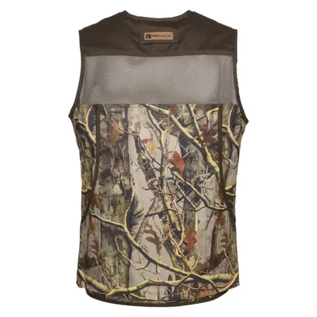 Gilet Chasse Camouflage Léger Déperlant 12 Tubes