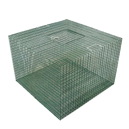 Piège à fauves 4 entrées 1,35m x 1,35m x 0,45m