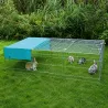 Extension robuste pour cage à pâturer 72x112x60 cm