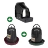 Kit poules GAUN abreuvoir mangeoire pondoir | Ducatillon