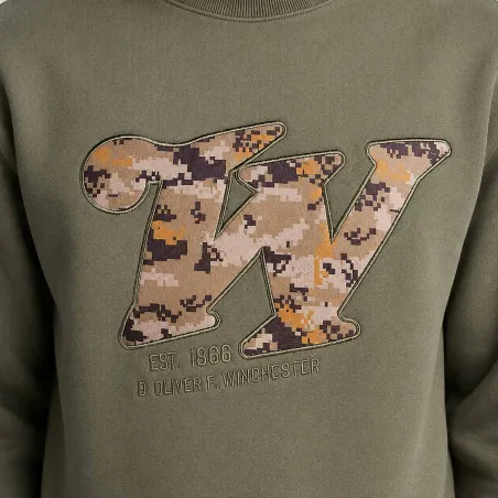 Sweat Homme Redstone Crew Neck Kaki - Winchester®