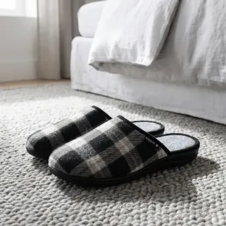 Chaussons Walter gris homme - Confort Airflex & détente