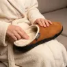 Mules fourrées Doudou marron - Confort douillet Airplum