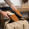 Mules fourrées Doudou marron - Confort douillet Airplum