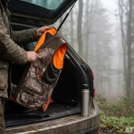 Gilet chasse réversible Somlys - Polyvalent et résistant