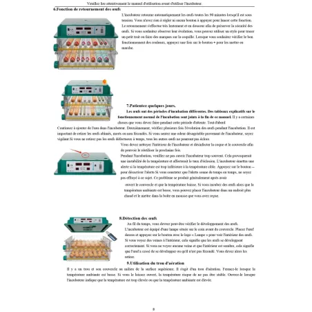 Couveuse SP Couvitech® 120 œufs automatique