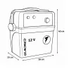 Électrificateur Secur 500 5J - Autonome 12V 15kV - LACME