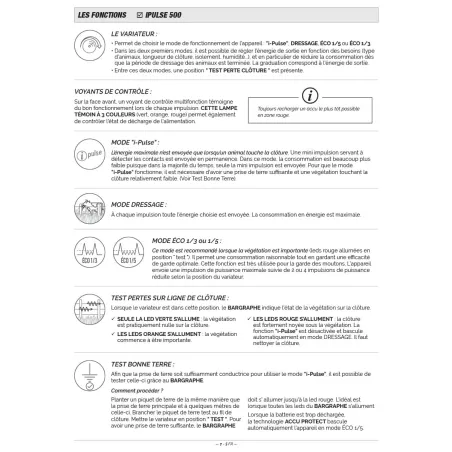 Électrificateur Secur 500 5J - Autonome 12V 15kV - LACME