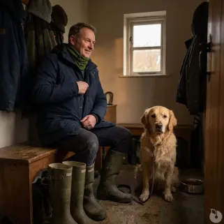 Tour de cou polaire kaki pour élevage et extérieur