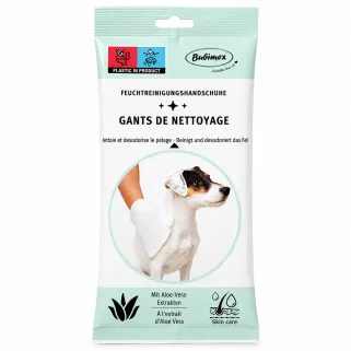 Gants jetables chien - Nettoyage doux et pratique x5