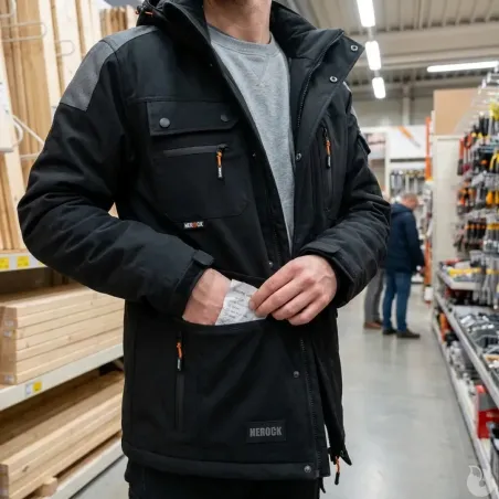 Parka Persia Herock® Homme - Noir, résistante et polyvalente