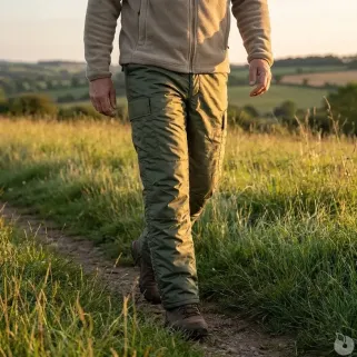 Pantalon thermique homme Brandit® Olive - Résistant et hydrofuge