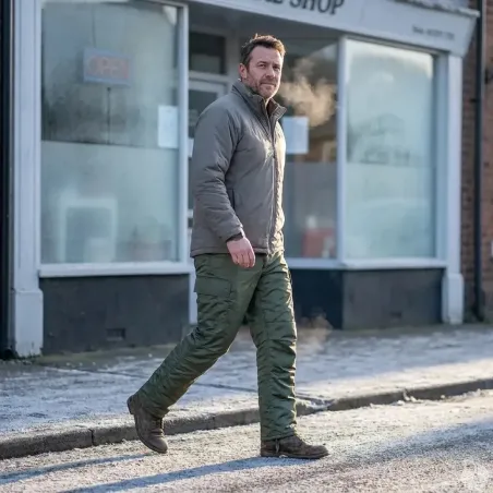 Pantalon thermique homme Brandit® Olive - Résistant et hydrofuge