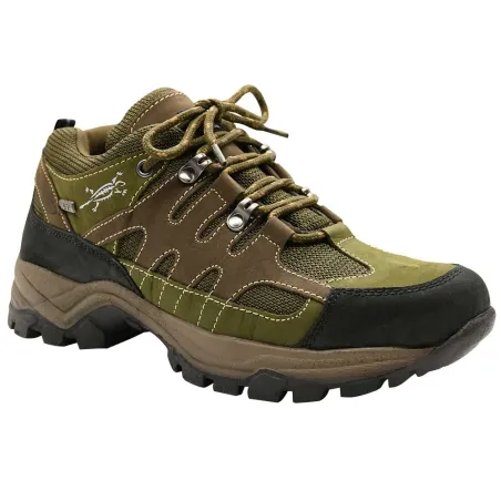 Chaussures Mir Ayoka® toile/cuir marron-kaki 40-46