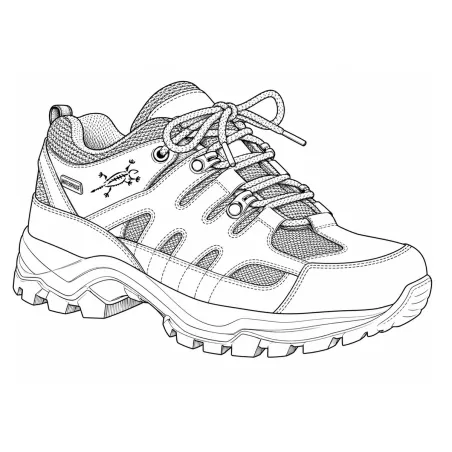 Chaussures Mir Ayoka® toile/cuir marron-kaki 40-46