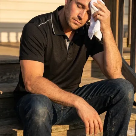 Polo Homme LMA® Noir - Élégance et Confort