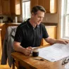 Polo Homme LMA® Noir - Élégance et Confort