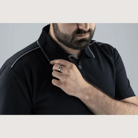Polo Homme LMA® Noir - Élégance et Confort