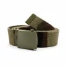 Ceinture toile US 130 cm Percussion® - Réglable kaki/noir/camo