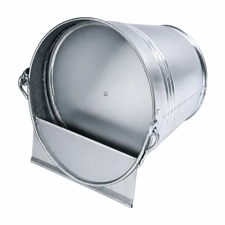Abreuvoir galvanisé pour poules - Seau métal 7,5L