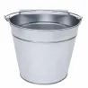 Abreuvoir galvanisé pour poules - Seau métal 7,5L