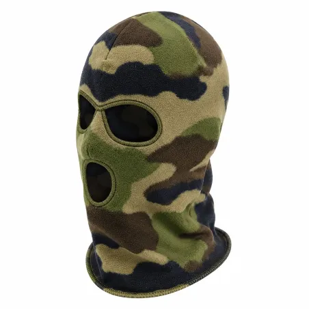 Cagoule polaire camo CE chaude et discrète pour chasse