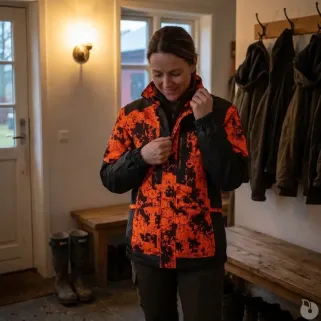 Veste traque femme Spirit digicamo orange XS-2XL