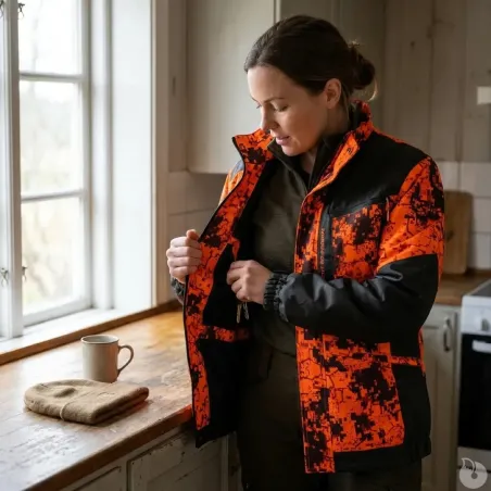 Veste traque femme Spirit digicamo orange XS-2XL
