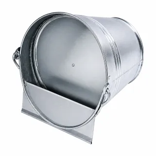 Abreuvoir galvanisé pour poules - Seau métal 3L