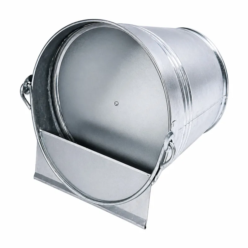 Abreuvoir galvanisé pour poules - Seau métal 3L
