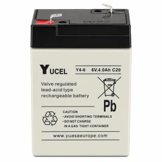 Pile 6V 4Ah rechargeable pour matériel d'élevage et jardin