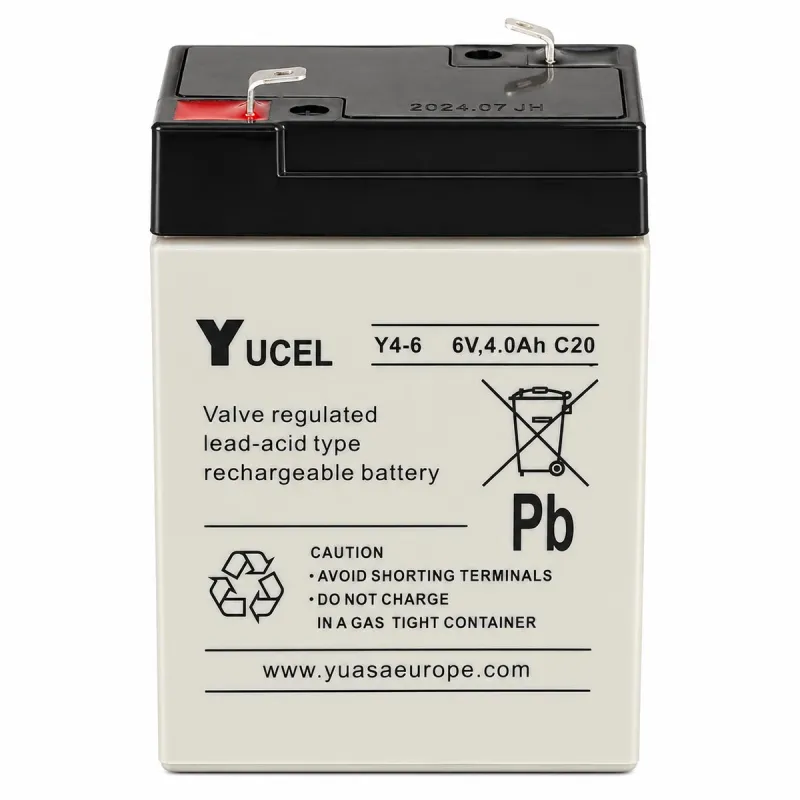 Pile 6V 4Ah rechargeable pour matériel d'élevage et jardin