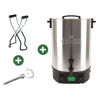 Kit stérilisation 30L + pince et ouvre-bocal pour conserves
