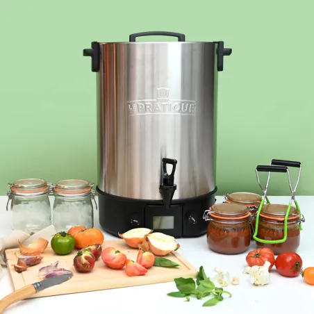 Kit stérilisation 30L + pince et ouvre-bocal pour conserves