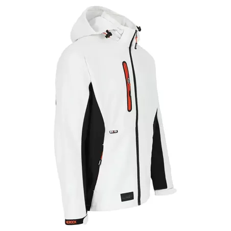 Veste Softshell Trystan Herock® Homme - Noir/Blanc