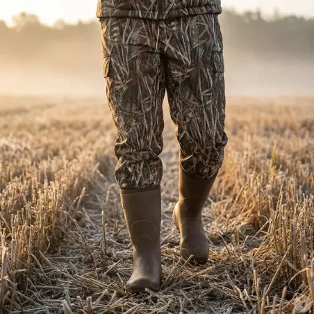 Pantalon Treeland® chaud camouflage roseaux Duck Pant