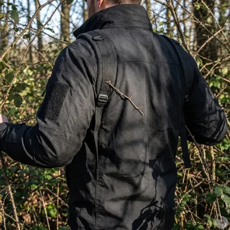 Veste Fighter 8 poches Ripstop noir M-3XL