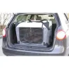 Caisse transport chien pliable toile 81x58 cm 3 accès