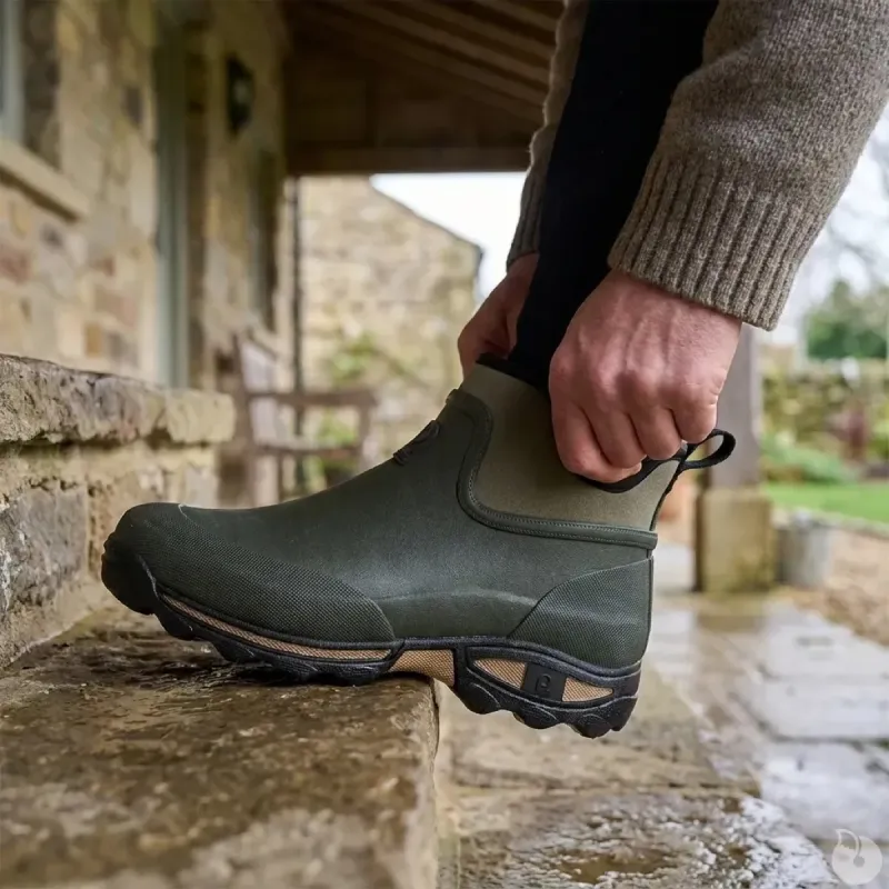 Bottillons Clean Land kaki - Confort & anti-dérapants 40-47