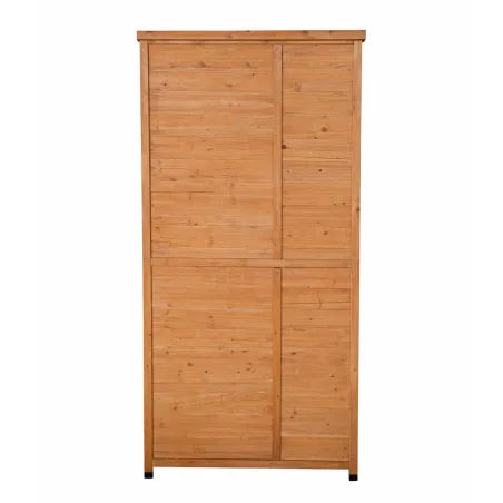 Abri jardin Sambre bois 2 portes 85x52x174 cm