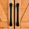 Abri jardin Sambre bois 2 portes 85x52x174 cm