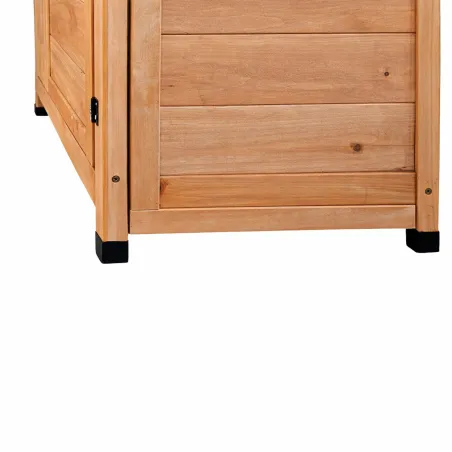 Abri jardin Sambre bois 2 portes 85x52x174 cm