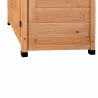 Abri jardin Sambre bois 2 portes 85x52x174 cm