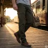 Pantalon polycoton noir résistant 36-60 pour élevage