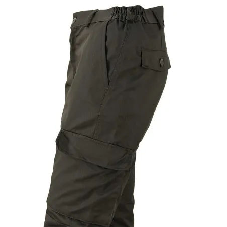 Pantalon polycoton noir résistant 36-60 pour élevage