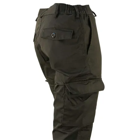 Pantalon polycoton noir résistant 36-60 pour élevage