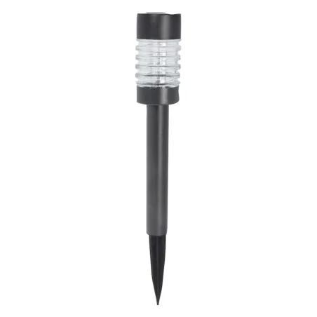 3 lampes solaires LED blanc chaud - Design noir élégant