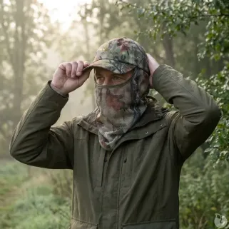 Casquette filet ghost camo forest - Polyester/Coton