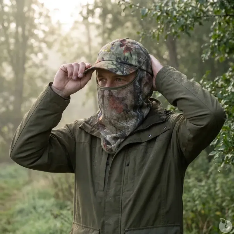 Casquette filet ghost camo forest - Polyester/Coton