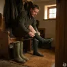 Chaussettes hautes kaki - Lot de 3 paires éleveurs